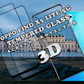 Miniatyrbild 4 av 5: 2 Pack OPPO FIND X5 Lite 5G - Härdat glas 9H-Super kvalitet 3D