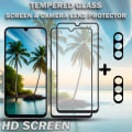 Pikkukuva 2 / 5: 2-Pack SAMSUNG A24 Näytönsuoja & 2-Pack linssinsuoja - Karkaistu Lasi 9H - Super laatu 3D