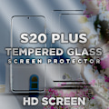 Miniatyrbillede 2 af 5: 2-Pack SAMSUNG S20 PLUS Skærmbeskyttelse - Hærdet Glas 9H - Super kvalitet 3D