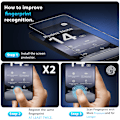 Miniatyrbild 3 av 6: 2-Pack Xiaomi Redmi Note 14 Skärmskydd - Härdat Glas 9H - Super kvalitet 3D
