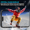Miniatyrbillede 3 af 7: 2-Pack Iphone 16 Pro Privacy Skærmbeskyttelse - Hærdet Glas 9H - Super kvalitet 3D