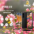 Miniatyrbillede 1 af 5: 2-Pack SONY XPERIA 5 IV Skærmbeskyttelse - Hærdet Glas 9H - Super kvalitet 3D