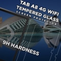 Miniatyrbillede 2 af 5: 2-Pack SAMSUNG GALAXY TAB A8 Skærmbeskyttelse - Hærdet Glas 9H - Super kvalitet 3D