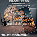 Miniatyrbild 4 av 5: 1-Pack XIAOMI 12 5G Skärmskydd & 1-Pack linsskydd - Härdat Glas 9H - Topp kvalitet 3D