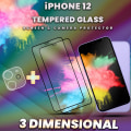Miniatyrbild 4 av 5: 2-Pack iPhone 12 - skärmskydd & 1-Pack linsskydd -Härdat Glas 9H
