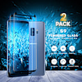 Miniatyrbillede 1 af 5: 2-Pack SAMSUNG GALAXY S9 Skærmbeskyttelse - Hærdet Glas 9H - Super kvalitet 3D