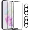 Miniatyrbillede 1 af 7: 2-Pack SAMSUNG A36 Skærmbeskyttelse & 2-Pack linsebeskyttelse - Hærdet Glas 9H - Super kvalitet 3D