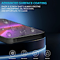 Miniatyrbillede 3 af 7: 2-Pack ‏‏Iphone 13 Pro Skærmbeskyttelse & 2-Pack linsebeskyttelse - Hærdet Glas 9H - Super kvalitet 3D