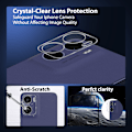 Miniatyrbillede 7 af 7: 2-Pack Motorola G05 Skærmbeskyttelse & 1-Pack linsebeskyttelse - Hærdet Glas 9H - Super kvalitet 3D