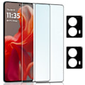 Miniatyrbillede 1 af 7: 2-Pack MOTOROLA G85 Skærmbeskyttelse & 2-Pack linsebeskyttelse - Hærdet Glas 9H - Super kvalitet 3D