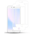 Miniatyrbillede 2 af 3: 2-Pack IPHONE SE 2022 WHITE Skærmbeskyttelse - Hærdet Glas 9H - Super kvalitet 3D