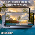 Miniatyrbild 5 av 5: Xiaomi Redmi Note 12 (4G) - Härdat Glas 9H-Super kvalitet 3D Skärmskydd