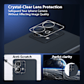 Miniatyrbillede 7 af 7: 2-Pack Motorola G84 Skærmbeskyttelse & 2-Pack linsebeskyttelse - Hærdet Glas 9H - Super kvalitet 3D