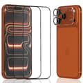 2-Pack iPhone 17 Pro Max Skärmskydd & 1-Pack linsskydd - Härdat Glas 9H - Super kvalitet 3D