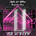 Miniatyrbillede 3 af 5: 2-Pack SAMSUNG NOTE 20 ULTRA Skærmbeskyttelse & 2-Pack linsebeskyttelse - Hærdet Glas 9H - Super kvalitet 3D