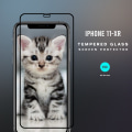 Miniatyrbillede 4 af 5: 1-Pack IPHONE 11 / XR Skærmbeskyttelse - Hærdet Glas 9H - Super kvalitet 3D