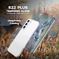 Pikkukuva 3 / 5: 1-Pack SAMSUNG S22 PLUS Näytönsuoja - Karkaistu Lasi 9H - Super laatu 3D