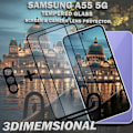 Miniatyrbild 4 av 5: 2-Pack SAMSUNG A55 5G Skärmskydd & 1-Pack linsskydd - Härdat Glas 9H - Super kvalitet 3D