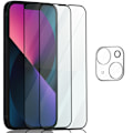 Miniatyrbillede 1 af 7: 2-Pack Iphone 13 Skærmbeskyttelse & 1-Pack linsebeskyttelse - Hærdet Glas 9H - Super kvalitet 3D