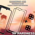 Miniatyrbillede 3 af 5: 2-Pack SAMSUNG A22 Skærmbeskyttelse & 2-Pack linsebeskyttelse - Hærdet Glas 9H - Super kvalitet 3D