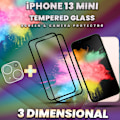 Miniatyrbillede 4 af 5: 2-Pack IPHONE 13 MINI Skærmbeskyttelse & 1-Pack linsebeskyttelse - Hærdet Glas 9H - Super kvalitet 3D