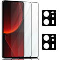 Miniatyrbillede 1 af 7: 2-Pack Xiaomi 13T Pro Skærmbeskyttelse & 2-Pack linsebeskyttelse - Hærdet Glas 9H - Super kvalitet 3D