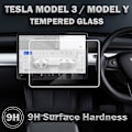 Miniatyrbild 3 av 6: 1-Pack Skärmskydd For Tesla Model Y - Härdat Glas 9H - Super Kvalitet