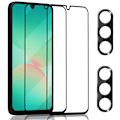 Miniatyrbillede 1 af 7: 2-Pack Samsung A26 Skærmbeskyttelse & 2-Pack linsebeskyttelse - Hærdet Glas 9H - Super kvalitet 3D