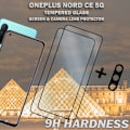 Miniatyrbillede 3 af 5: 2-Pack ONEPLUS NORD CE Skærmbeskyttelse & 1-Pack linsebeskyttelse - Hærdet Glas 9H - Super kvalitet 3D
