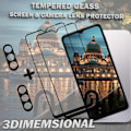 Miniatyrbillede 4 af 5: 2-Pack SAMSUNG A15 Skærmbeskyttelse & 2-Pack linsebeskyttelse - Hærdet Glas 9H - Super kvalitet 3D