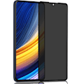 Miniatyrbild 1 av 7: 1-Pack Xiaomi Poco X3 Pro Privacy Skärmskydd - Härdat Glas 9H - Super kvalitet 3D