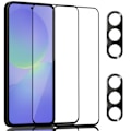 Miniatyrbillede 1 af 7: 2-Pack Samsung A36 Skærmbeskyttelse & 2-Pack linsebeskyttelse - Hærdet Glas 9H - Super kvalitet 3D