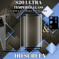 Miniatyrbillede 3 af 5: 2-Pack SAMSUNG S20 ULTRA Skærmbeskyttelse & 1-Pack linsebeskyttelse - Hærdet Glas 9H - Super kvalitet 3D