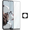 Miniatyrbillede 1 af 7: 1-Pack Xiaomi 12T Pro Skærmbeskyttelse & 1-Pack linsebeskyttelse - Hærdet Glas 9H - Super kvalitet 3D