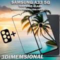 Miniatyrbillede 4 af 5: 1-Pack SAMSUNG A33 Skærmbeskyttelse & 1-Pack linsebeskyttelse - Hærdet Glas 9H - Super kvalitet 3D