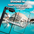 Pikkukuva 3 / 5: 1-Pack IPHONE 14 Näytönsuoja - Karkaistu Lasi 9H - Super laatu 3D