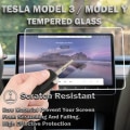 Miniatyrbillede 5 af 6: 1-Pack TESLA MODEL Y Skærmbeskyttelse - Hærdet Glas 9H - Super kvalitet 3D