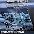 Miniatyrbillede 4 af 5: 2-Pack XIAOMI 11T PRO Skærmbeskyttelse & 2-Pack linsebeskyttelse - Hærdet Glas 9H - Super kvalitet 3D