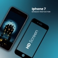 Pikkukuva 4 / 5: 1-Pack IPHONE 7 Näytönsuoja - Karkaistu Lasi 9H - Super laatu 3D