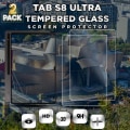 Miniatyrbillede 1 af 5: 2-Pack SAMSUNG GALAXY TAB S8 Skærmbeskyttelse - Hærdet Glas 9H - Super kvalitet 3D