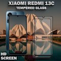 Miniatyrbild 2 av 5: 2-Pack XIAOMI REDMI 13C Skärmskydd - Härdat Glas 9H - Super kvalitet 3D