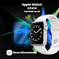Miniatyrbillede 3 af 5: 1-Pack APPLE WATCH 45MM Skærmbeskyttelse - Hærdet Glas 9H - Super kvalitet 3D