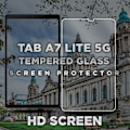 Miniatyrbild 3 av 5: Samsung Galaxy Tab A7 Lite 5G - Härdat glas 9H - Super Kvalitet Skärmskydd