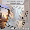 Miniatyrbillede 3 af 5: 2-Pack SAMSUNG A35 Skærmbeskyttelse & 2-Pack linsebeskyttelse - Hærdet Glas 9H - Super kvalitet 3D