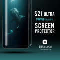 Miniatyrbillede 4 af 5: 2-Pack SAMSUNG S21 ULTRA Skærmbeskyttelse - Hærdet Glas 9H - Super kvalitet 3D