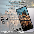 Miniatyrbillede 4 af 5: 2-Pack SAMSUNG A34 Skærmbeskyttelse & 1-Pack linsebeskyttelse - Hærdet Glas 9H - Super kvalitet 3D