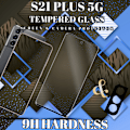 Miniatyrbillede 2 af 5: 1-Pack SAMSUNG S21 PLUS Skærmbeskyttelse & 1-Pack linsebeskyttelse - Hærdet Glas 9H - Super kvalitet 3D