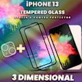 Miniatyrbillede 4 af 5: 2-Pack IPHONE 13 Skærmbeskyttelse & 1-Pack linsebeskyttelse - Hærdet Glas 9H - Super kvalitet 3D