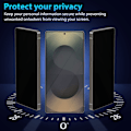 Miniatyrbillede 2 af 7: 2-Pack Samsung S25 Ultra Privacy Skærmbeskyttelse - Hærdet Glas 9H - Super kvalitet 3D