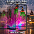 Miniatyrbild 6 av 6: 1-Pack Privacy Skärmskydd For Samsung A04 - Härdat Glas 9H - Super Kvalitet 3D